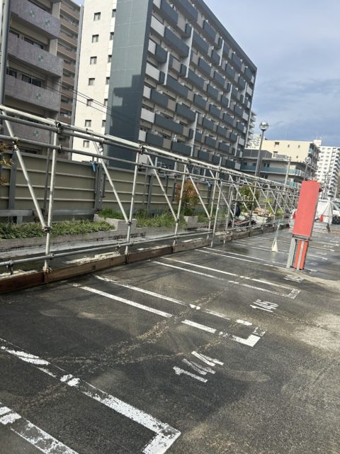 大阪市淀川区2期仮囲い組立工事